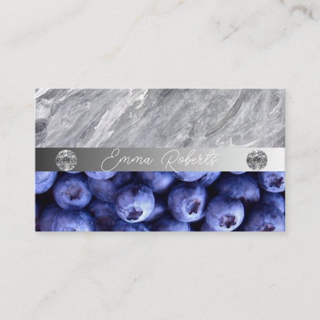 Ernährungstherapeut Gesundheit und Wellness Visitenkarte (Vorderseite)