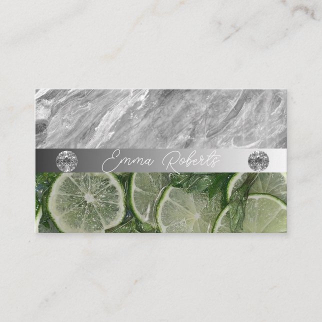 Ernährungstherapeut Gesundheit und Wellness Visitenkarte (Vorderseite)