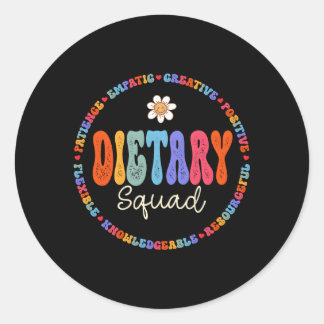 Ernährungswert Aufwertung Woche Gesundheitsversorg Runder Aufkleber