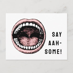 Ernennung der Zahnarztstelle Postkarte