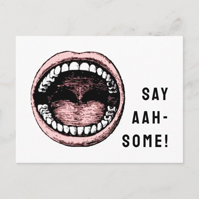 Ernennung der Zahnarztstelle Postkarte (Vorderseite)