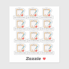 Ernennung des Arztes Aufkleber