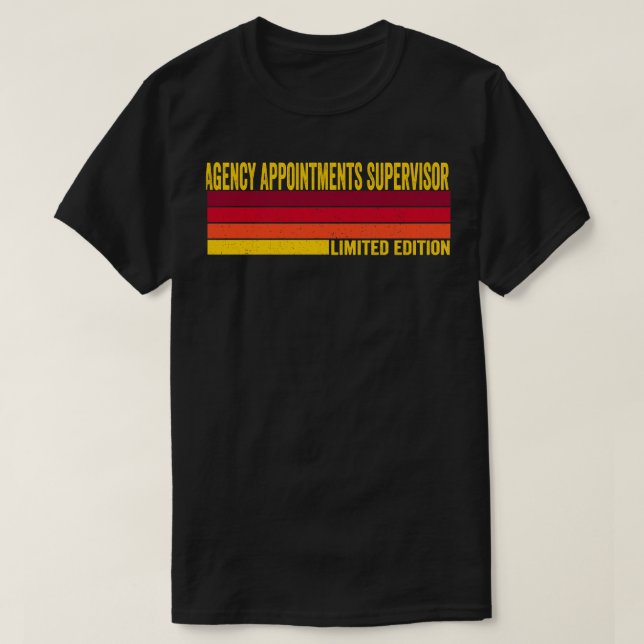 Ernennung des Leiters der Agentur T-Shirt (Design vorne)
