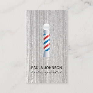 Ernennung von Barber Pole Visitenkarte