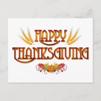 Ernest Happy Thanksgiving Feiertagspostkarte