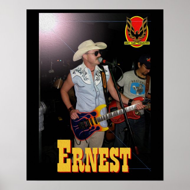 Ernest Hot Tub Poster (Vorne)