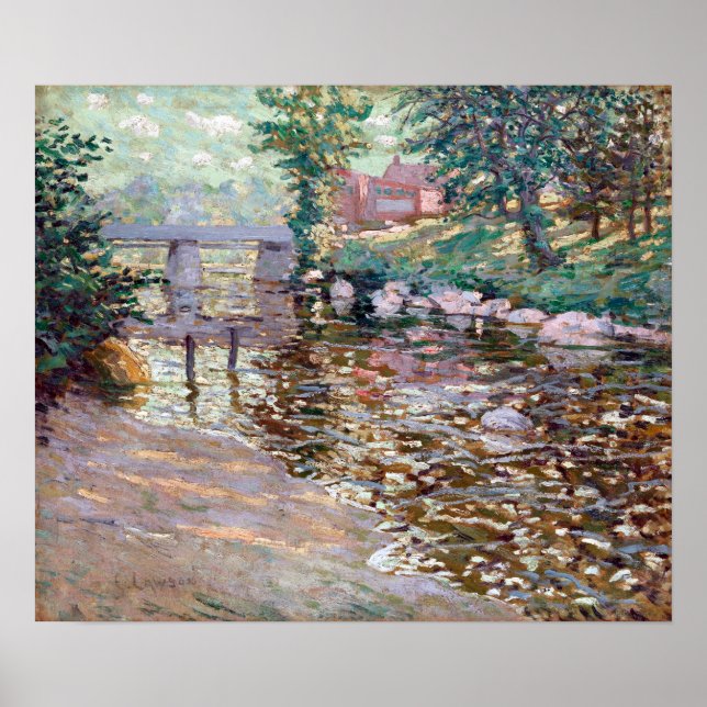 Ernest Lawson The Bronx River Poster (Vorne)