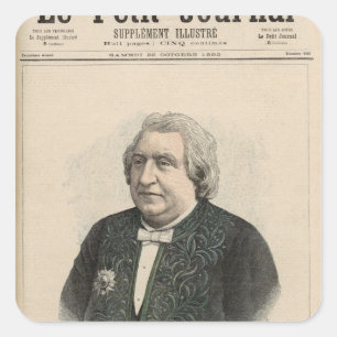 Ernest Renan Quadratischer Aufkleber