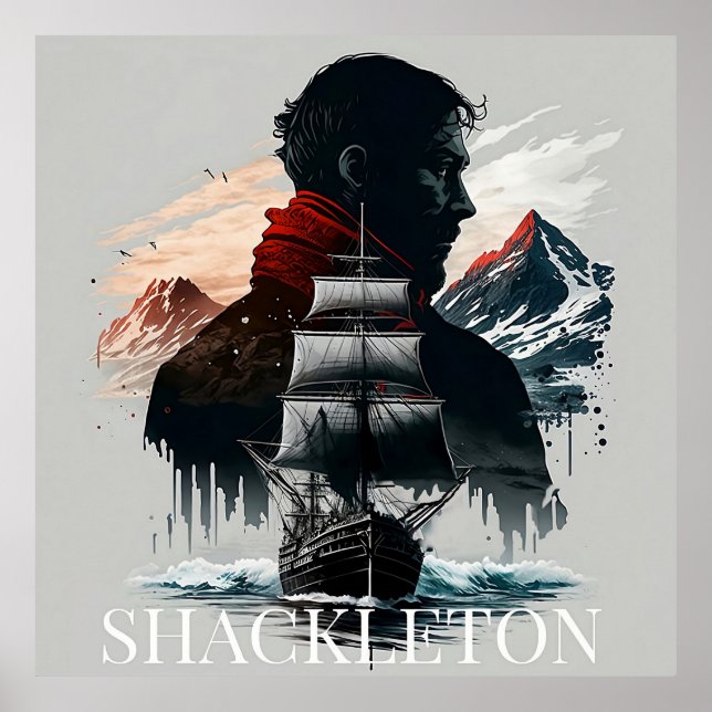 Ernest Shackleton Poster (Vorne)