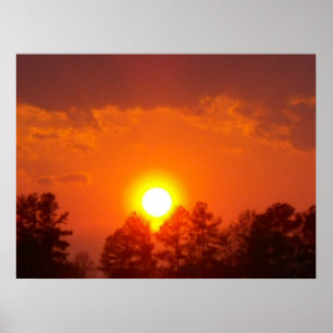 Ernest Sunset Poster