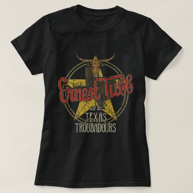 Ernest Tubb &amp; Seine Texas Troubadours 1943 T-Shirt (Design vorne)