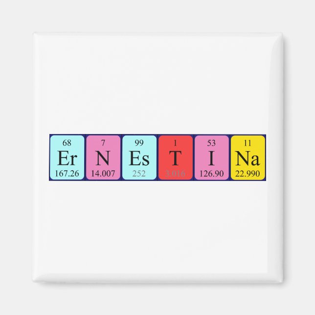 Ernestina Periodenmagnet Magnet (Vorne)