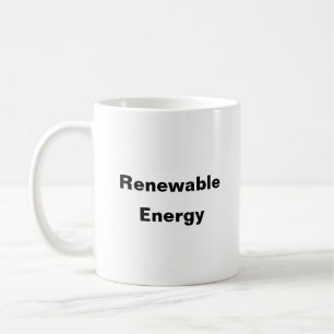 Erneuerbare Energie Kaffeetasse