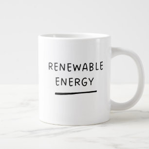 Erneuerbare Energie – Lustiger süßer umweltfreundl Jumbo-Tasse