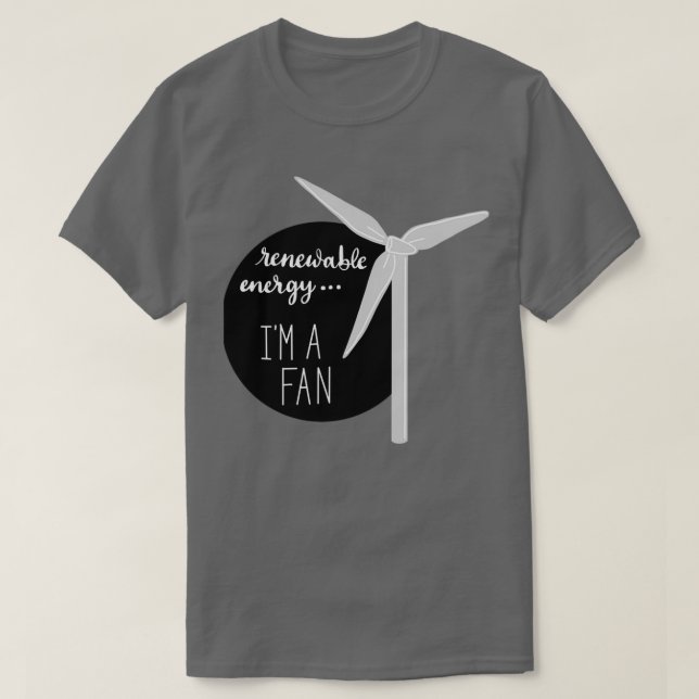 Erneuerbare Energie T-Shirt (Design vorne)