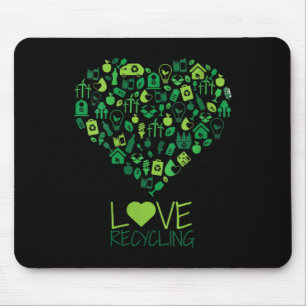 Erneuerbare Energien für Frauen; Recycle - Mousepad