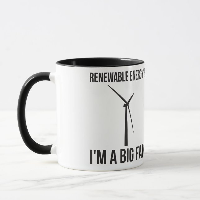 Erneuerbare Energien? Ich bin ein großer Lüfter Tasse (Links)