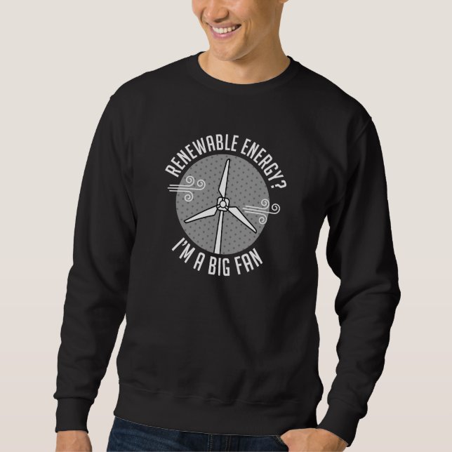 Erneuerbare Energien Sweatshirt (Vorderseite)