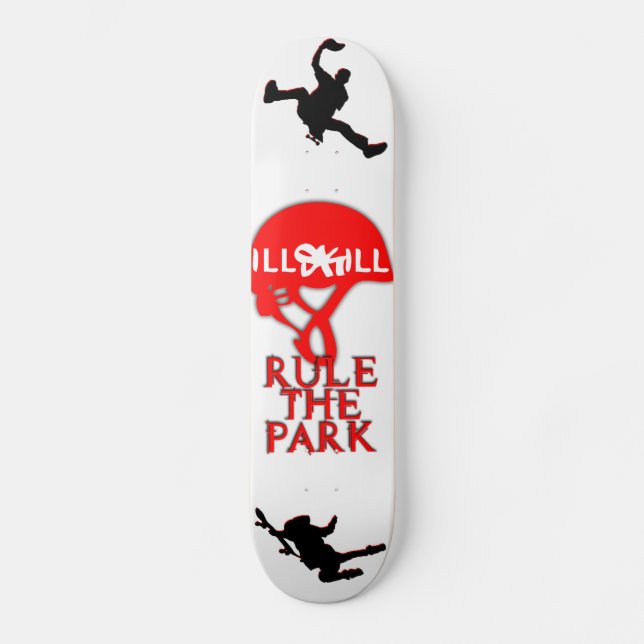 Erneuertes Baut.-Brett ILLskILL Skateboard (Vorderseite)