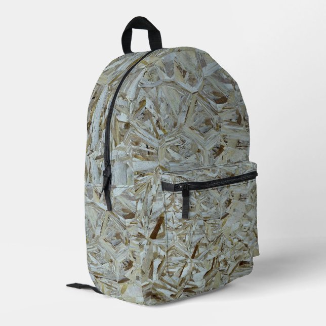 Erneuerung der OSB-Musterchipplatine Bedruckter Rucksack (Rückseitige Ecke links)