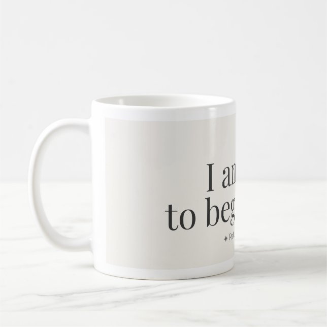 Erneut Beginnen Bestätigungs-Tasse Kaffeetasse (Links)