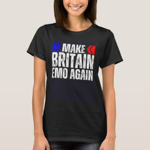 Erneut die britische Emo-Ältere machen Emo immer n T-Shirt