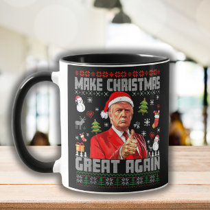 ERNEUT GROSSARTIGE CHRISTMAS Trump Black Tasse