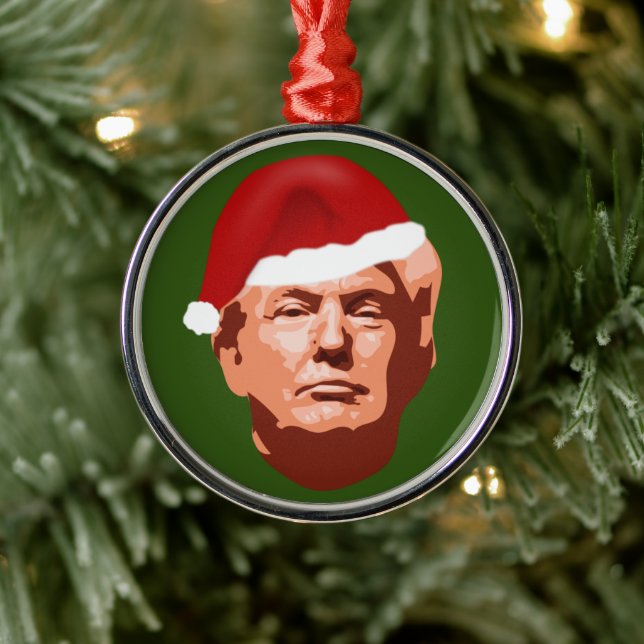 ERNEUT GROSSE WICHTIGKEITEN FÜR DIE TRUMP-WEIHNACH ORNAMENT AUS METALL (Baum)