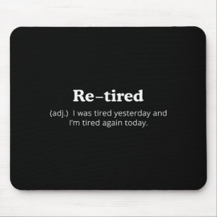 Erneut müde war ich gestern müde und bin wieder mü mousepad