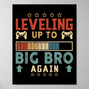 Erneut Vintager Gamer-Bruder bis zum Großen Bro Poster