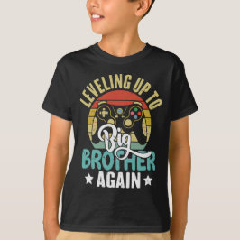 Erneut zum großen Bruder aufsteigen Lustiges Gamin T-Shirt