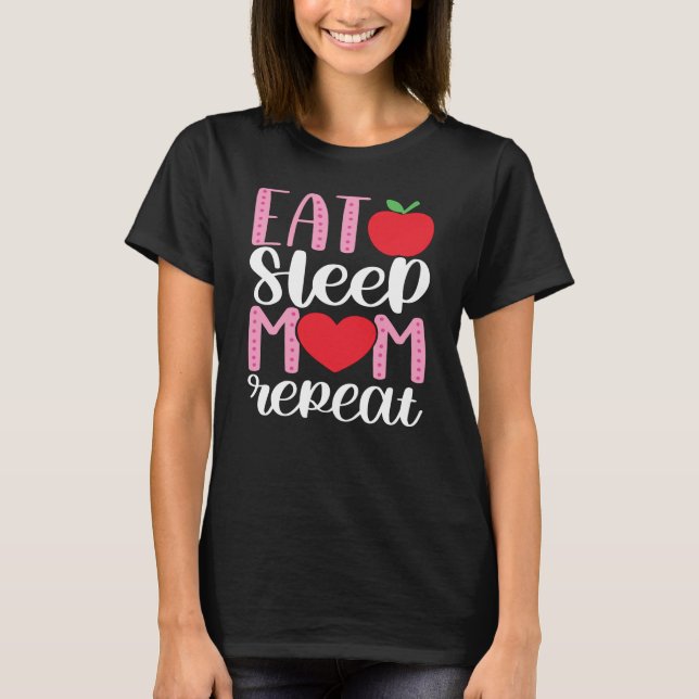 ERNEUTE MAMA VON SLEEP | MAMA LIFE Niedlich und lu T-Shirt (Vorderseite)