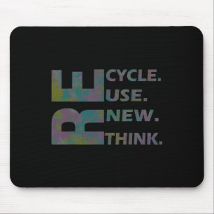 Erneute Neuausrichtung von Krisen - Umwelt gerecyc Mousepad
