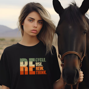 Erneute Neuüberlegung der Wiederverwendung gerecyc T-Shirt