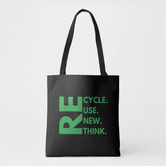 Erneute Wiederverwendung gerecycelt Erdtagsumgebun (Vorderseite)