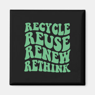 Erneute Wiederverwendung gerecycelt Magnet