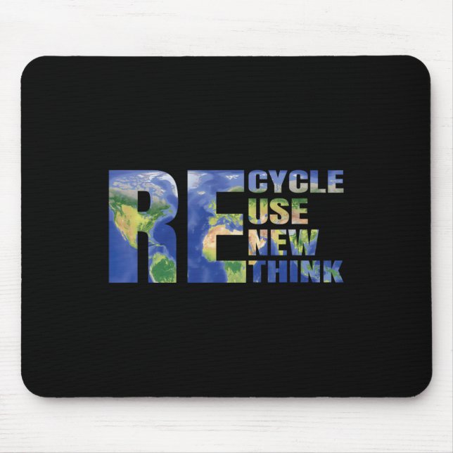 Erneute Wiederverwendung gerecycelt Öko-freundlich Mousepad (Vorne)