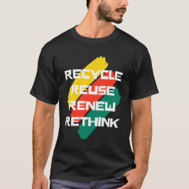 Erneute Wiederverwendung gerecycelt T-Shirt