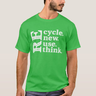 Erneute Wiederverwendung gerecycelt T-Shirt