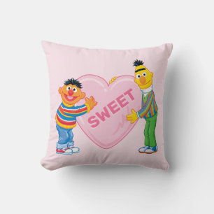 Ernie & Bert Big Valentine's Heart Kissen