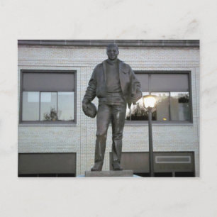 Ernie Davis Memorial Statue in Elmira, NY Postkarte