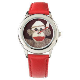 Ernie die Socken-Affe-Armbanduhr Armbanduhr