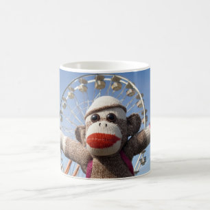 Ernie die Socken-Affe-Riesenrad-Tasse Tasse