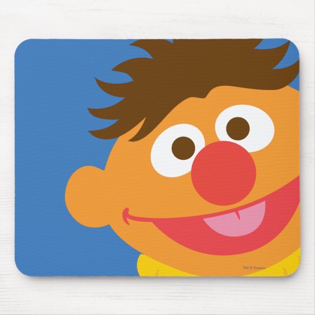 Ernie Face Mousepad (Vorne)
