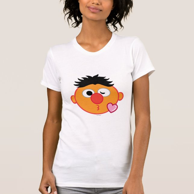 Ernie Face Throwing a Kiss T-Shirt (Vorderseite)