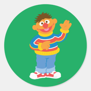 Ernie Grafik Runder Aufkleber