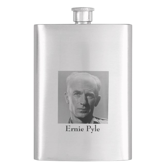 Ernie Pyle Flasche Flachmann (Vorderseite)