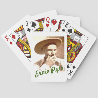 ERNIE PYLE SPIELKARTENHAT SPIELKARTEN