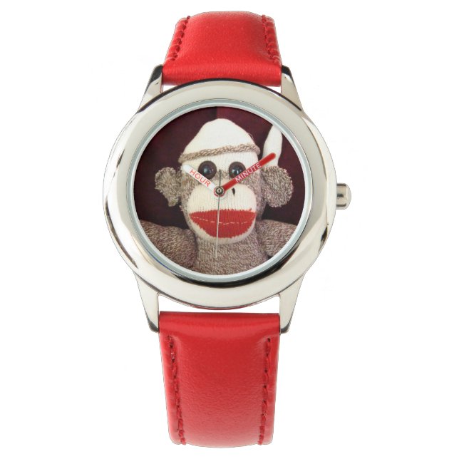 Ernie the Sock Monkey Wrist Watch Armbanduhr (Vorderseite)