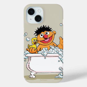 Ernie Vintage in der Badewanne iPhone 15 Hülle